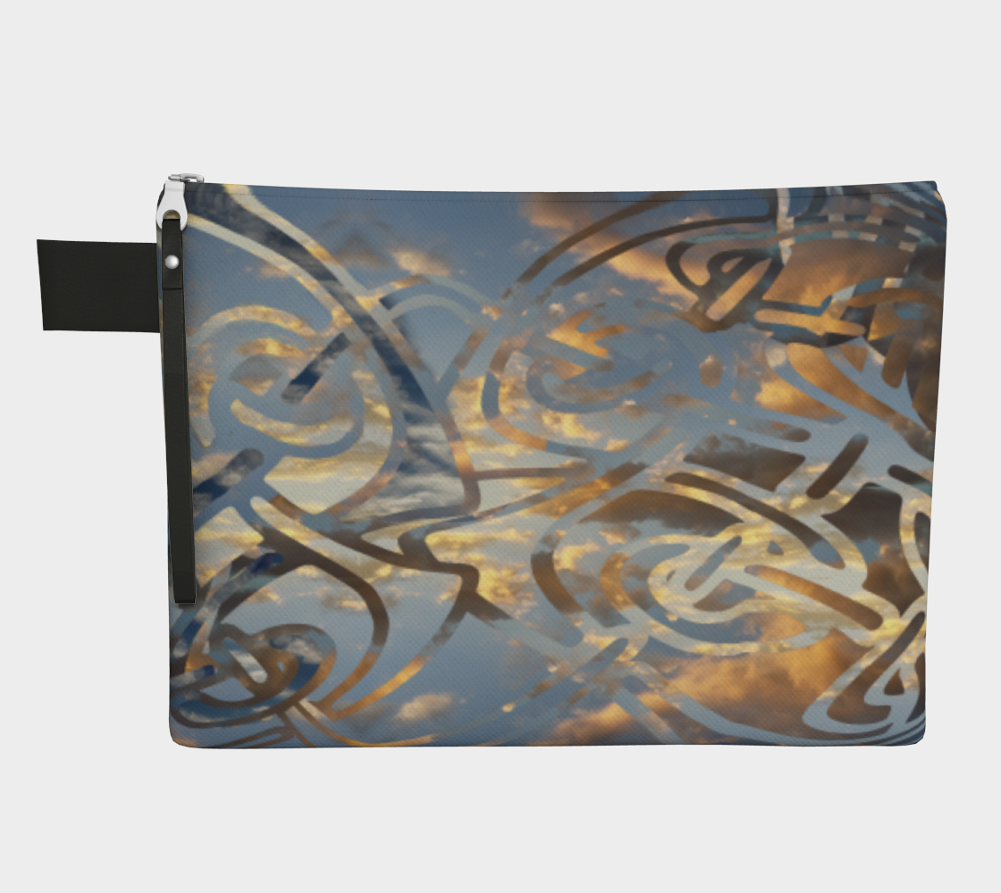 Swirling Celtic Sunset Zipper Carry-all preview