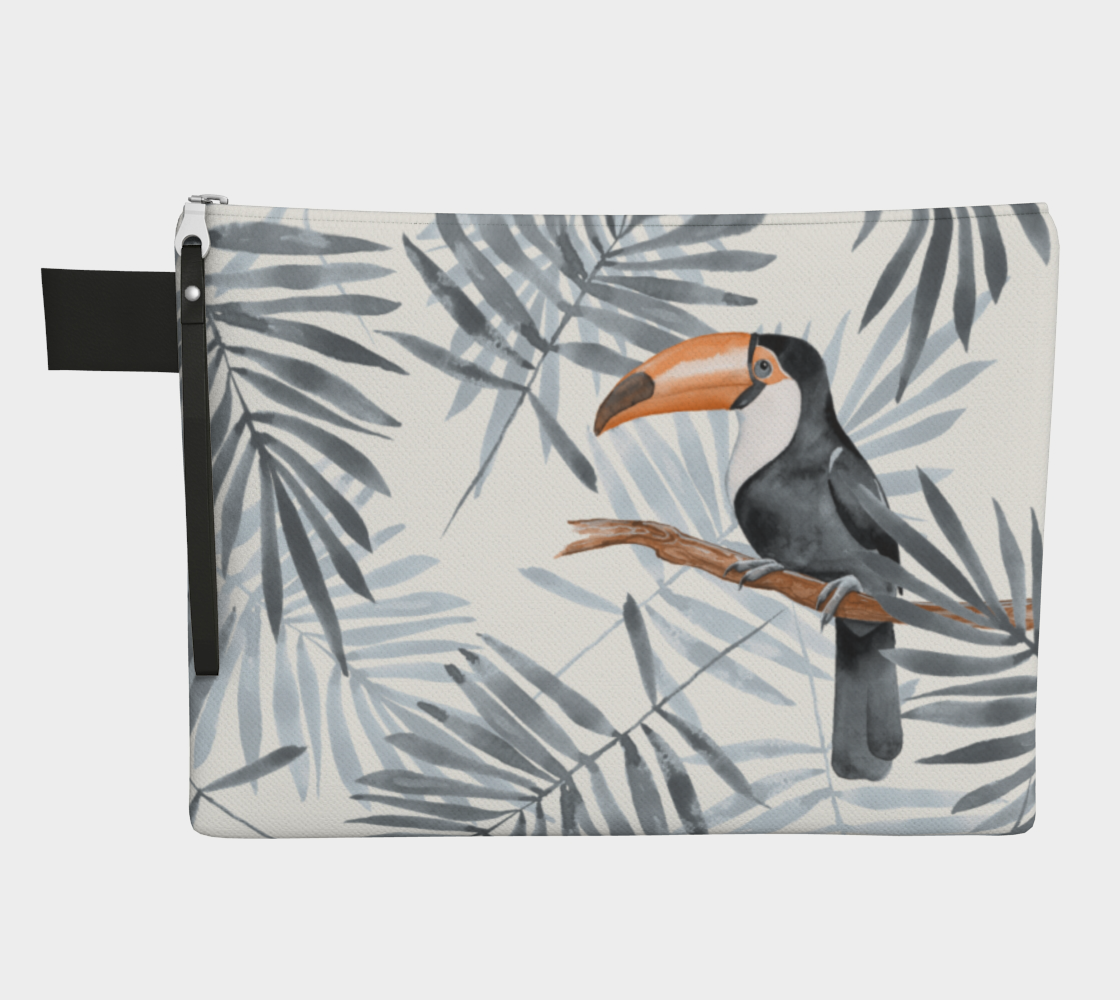 Aperçu de Toucans and palm leaves #1