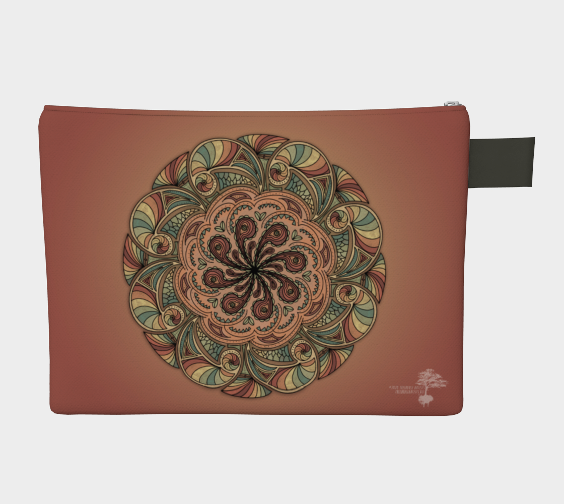 Moroccan Shells Mandala - Zipper Bag preview #2
