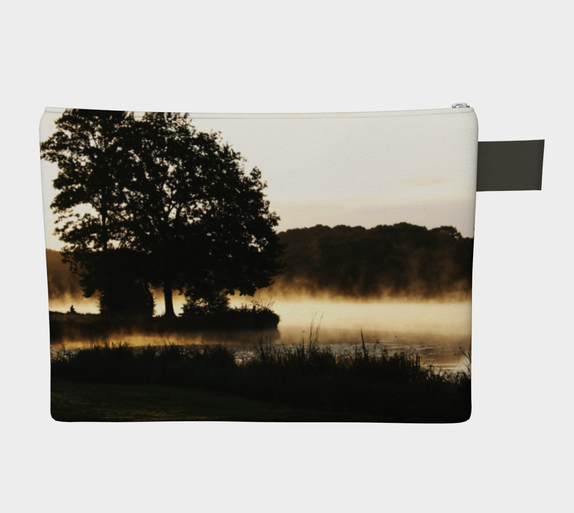 Morning Lake Scene Zipper Carry All preview #2