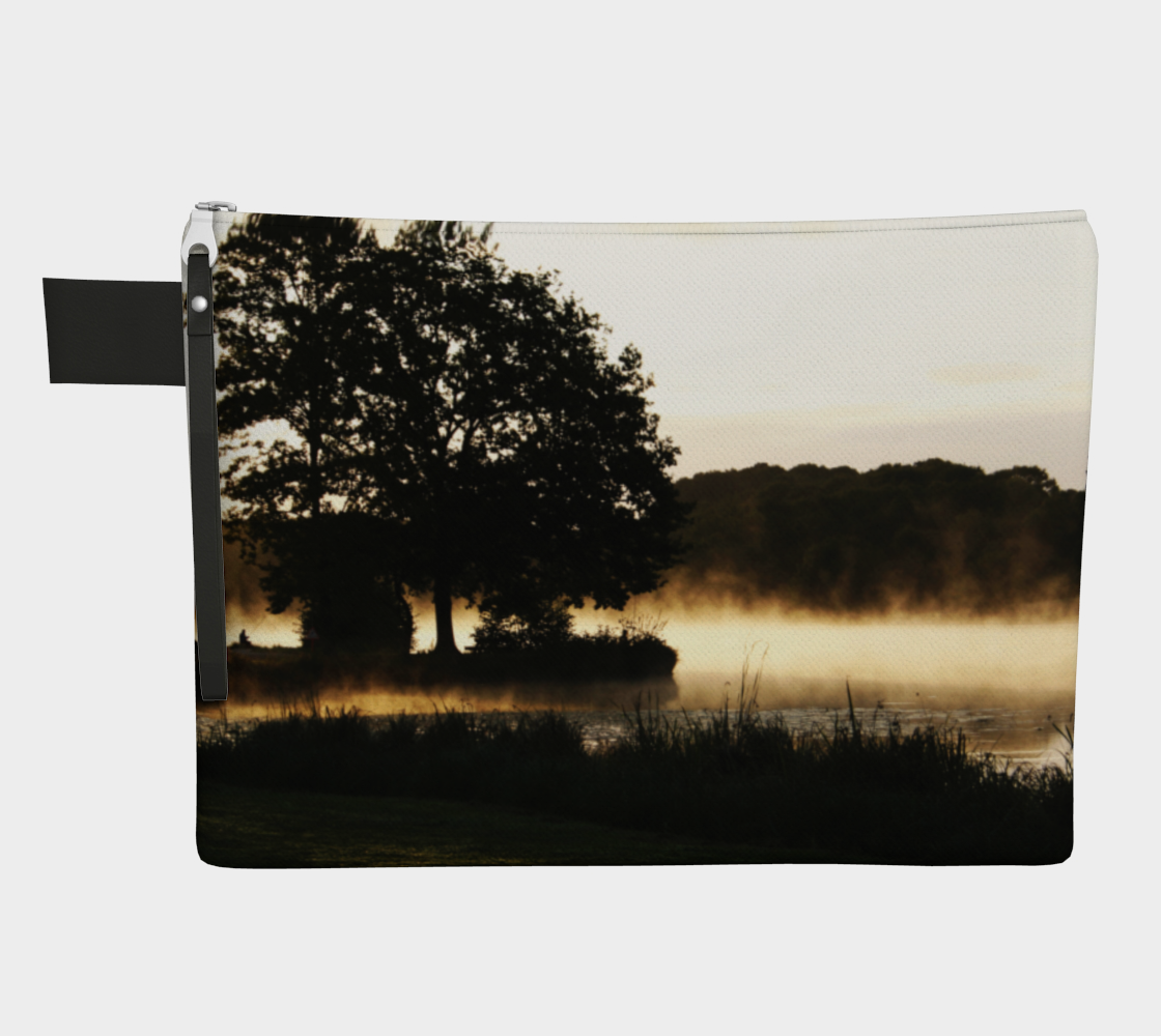 Morning Lake Scene Zipper Carry All preview