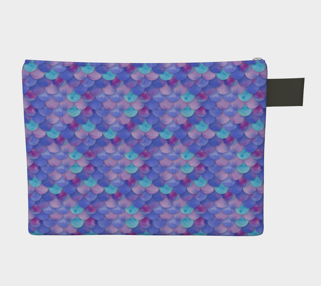 Purple Mermaid Zipper Pouch preview #2