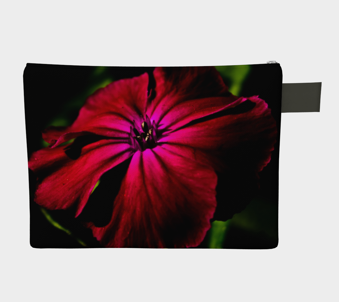 Aperçu de Purple Wild Flower Zipper Carry All #2