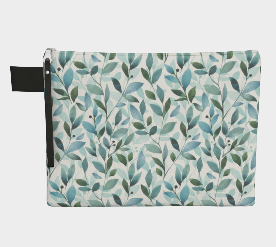 Aperçu de Spring. Watercolor floral pattern #1