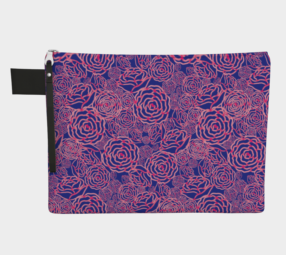 Flowery Carry-All (Blue & Pink) preview