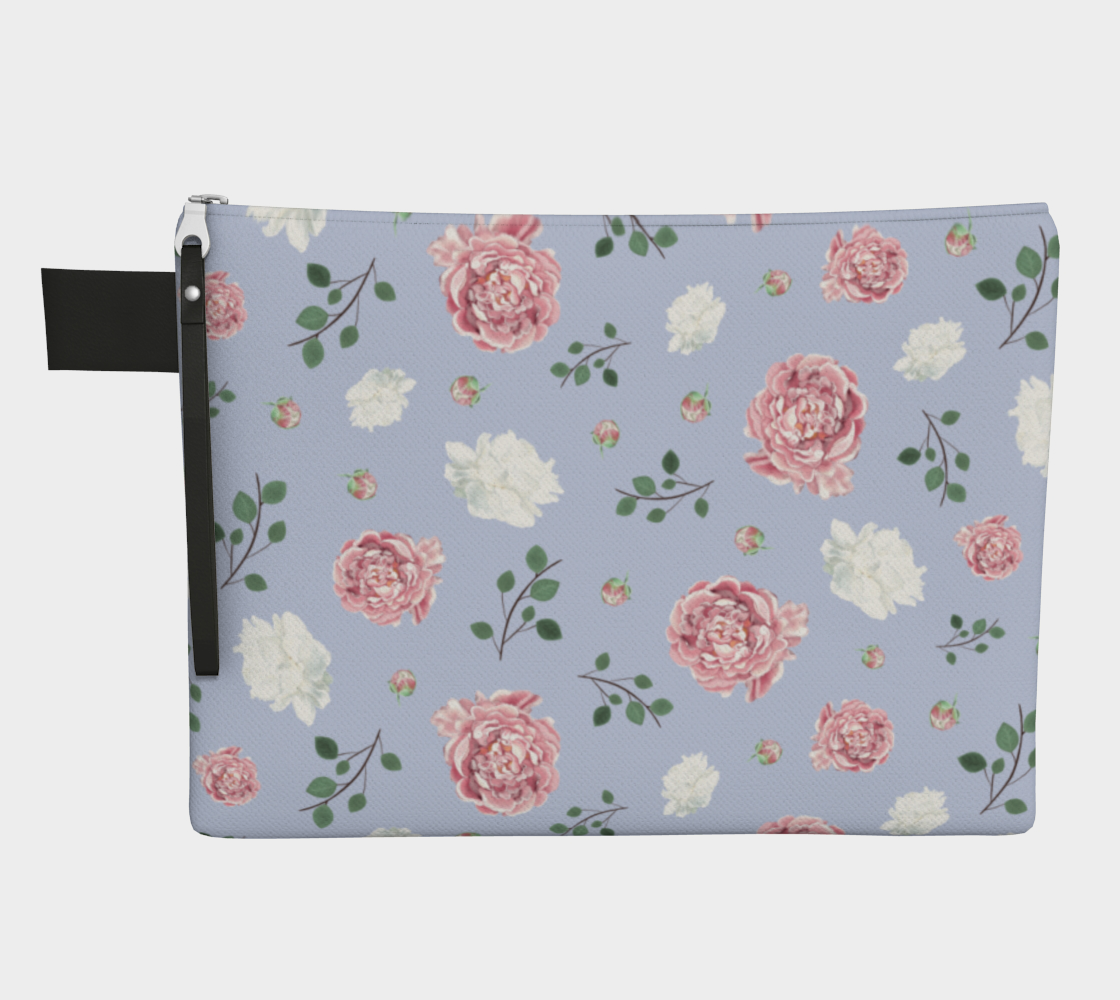 Peonies Carry-All (Blue) preview