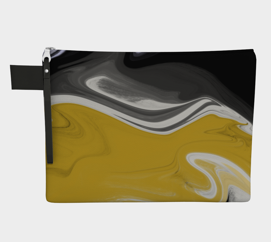Liquid Black Gold Zipper Carry-All preview #1