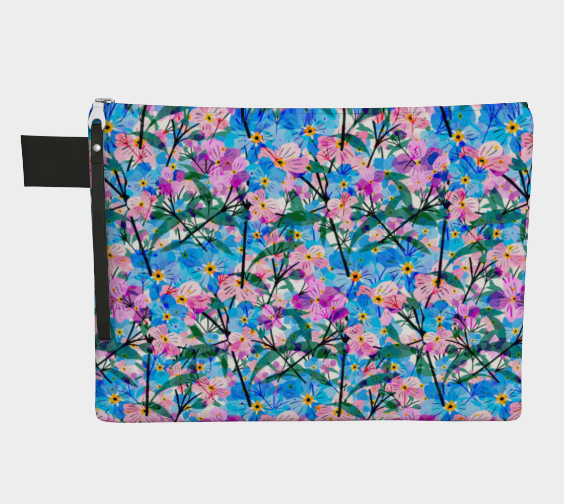 Forget-me-not Zipper Carry-All preview