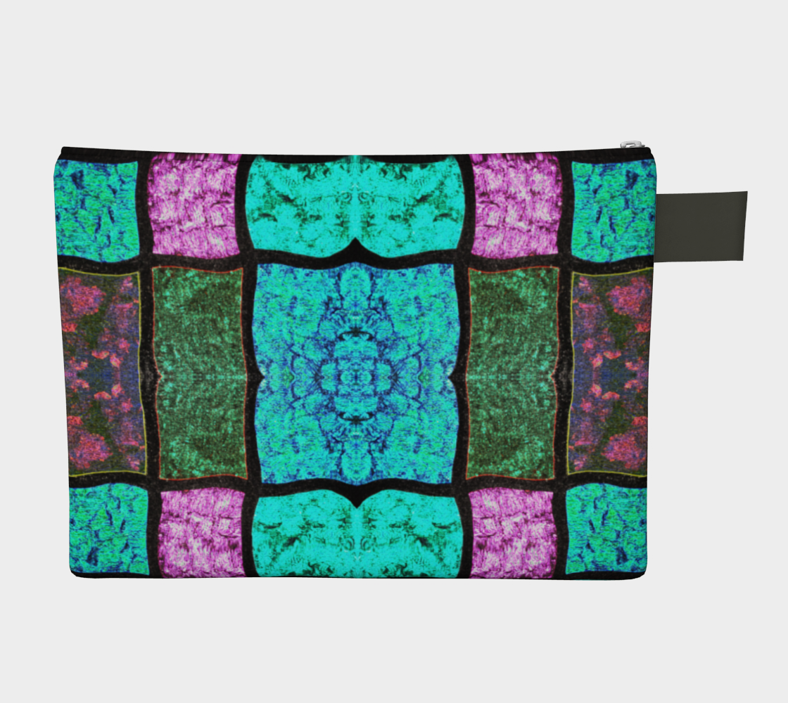 Nostalgia Stained Glass Zipper Carry All preview #2