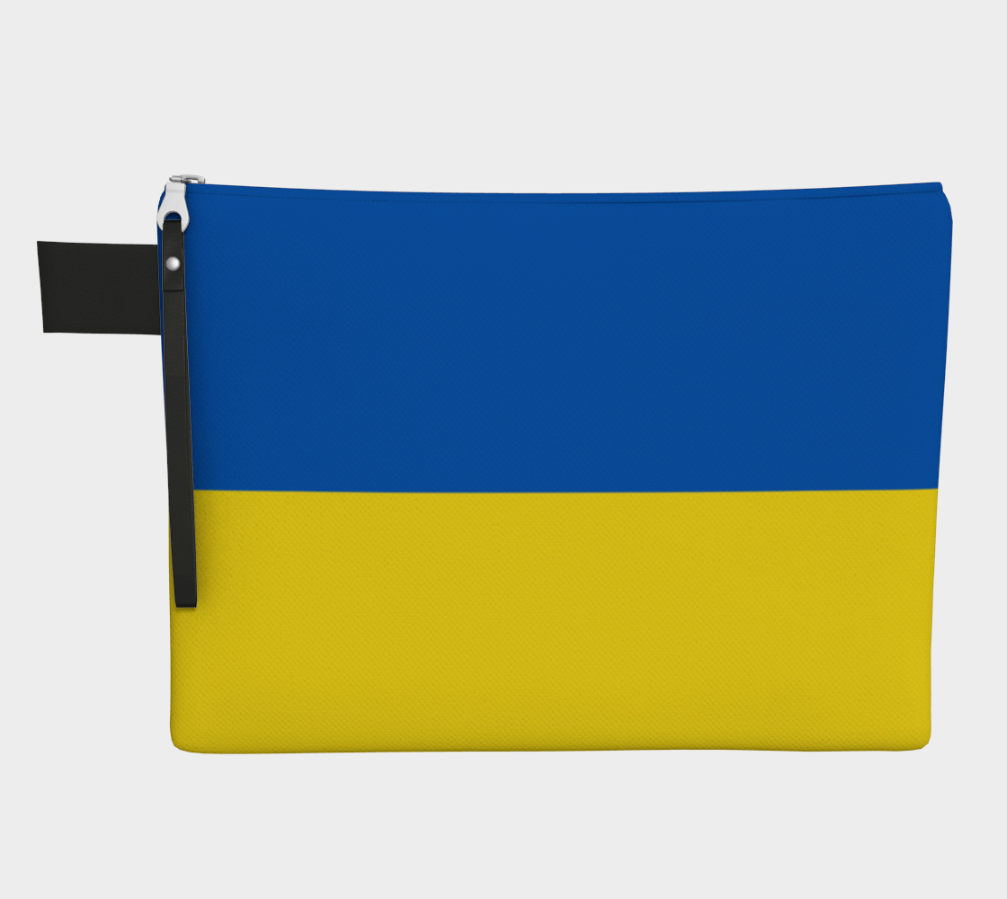 Aperçu de Fag of Ukraine of Blue Yellow Zipper Carry All Bag, AWSSG