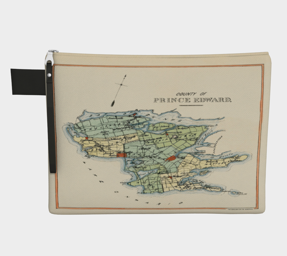Prince Edward County Antique Map Carry All preview