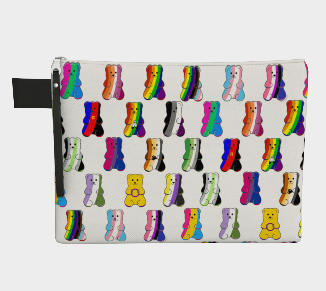 Gay Gummy Flags Zipper Carry-All preview