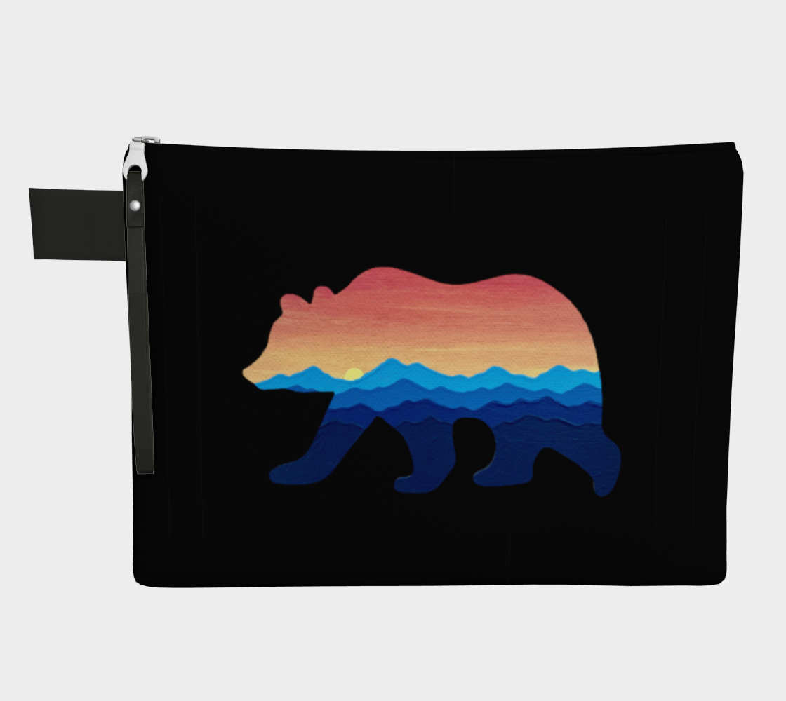 sun rise mountain bear 3D preview