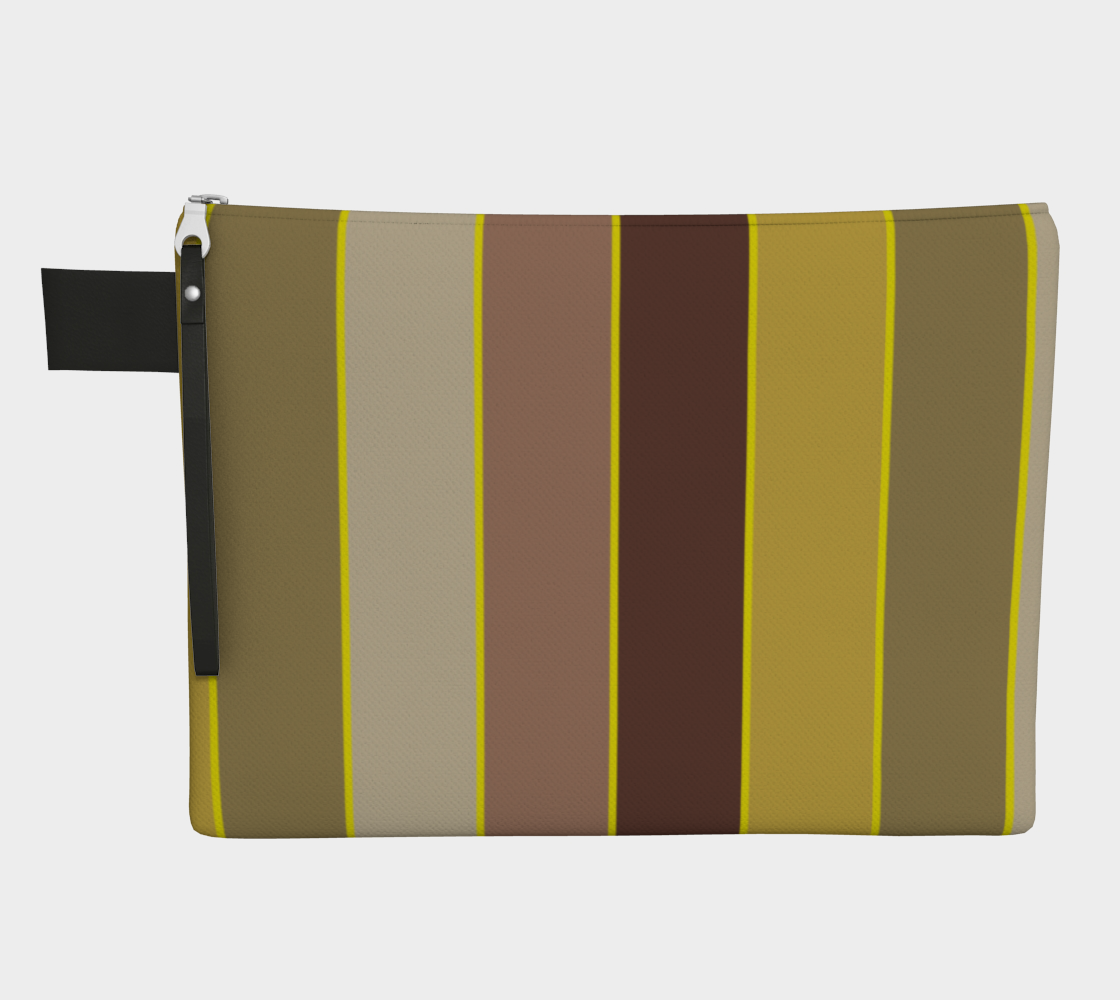 Blanket Stripe Zipper Carry-All preview