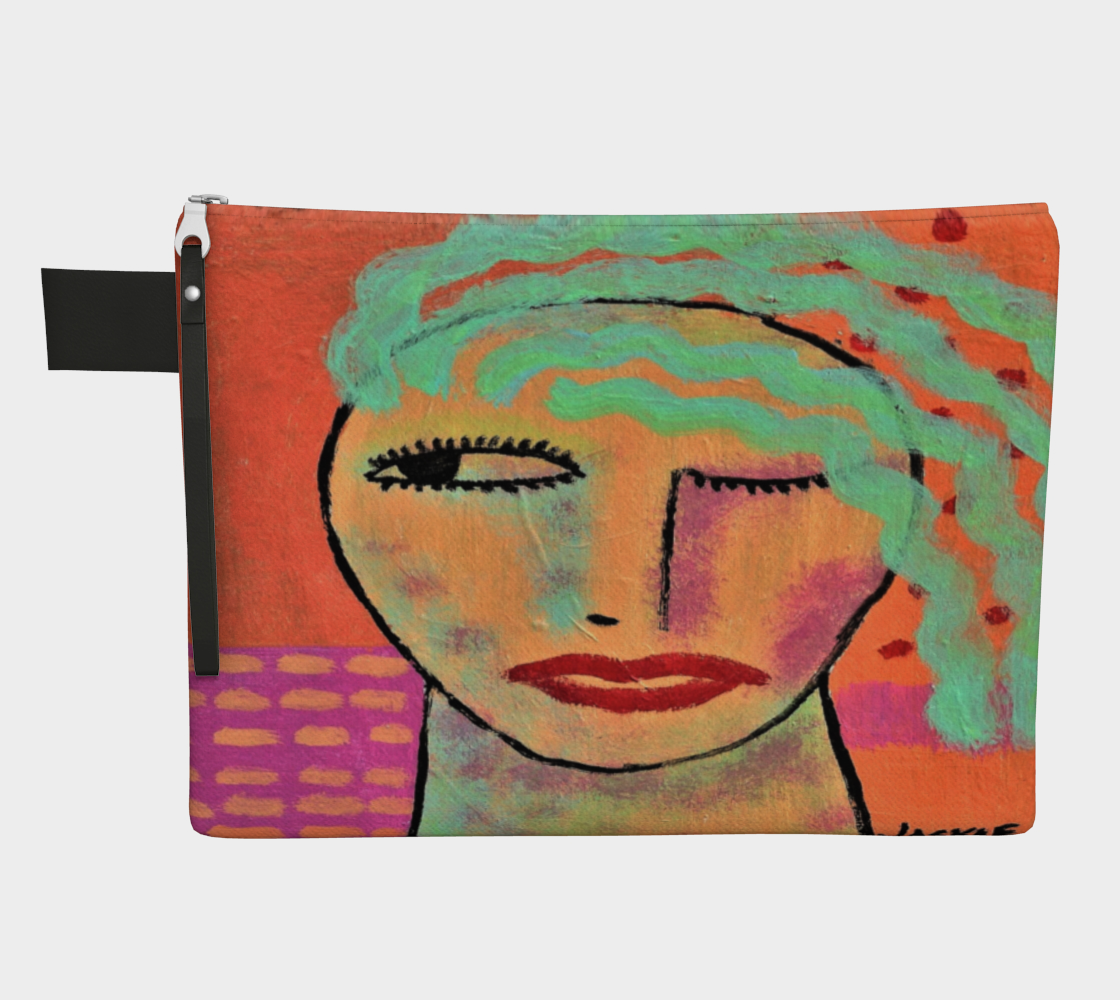 Funky Abstract Art Clutch Bag preview