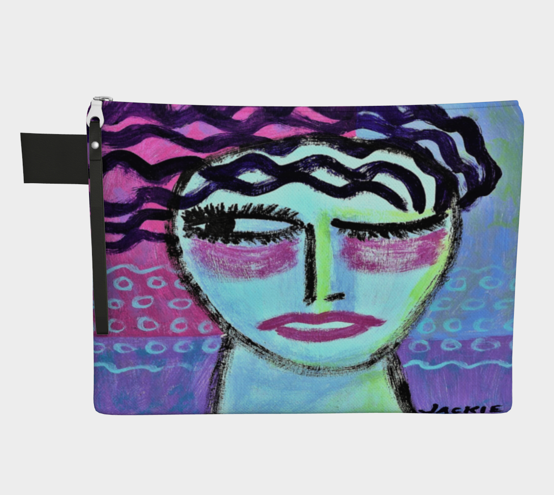 Colorful Abstract Art Clutch Bag preview