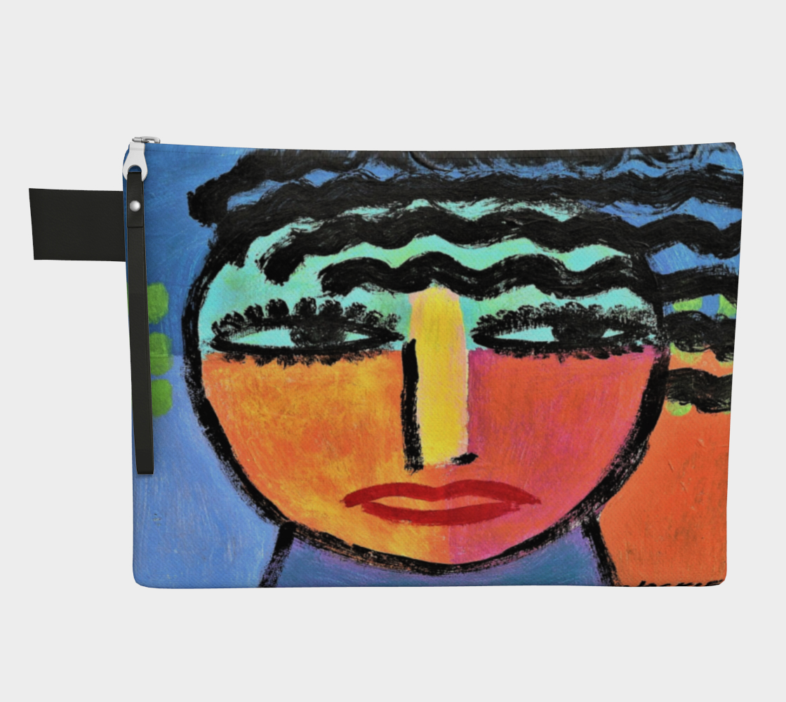 Original Abstract Art Clutch Bag preview