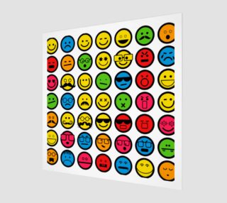 Colourful Emoji Faces preview
