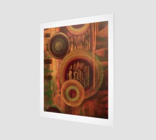 Way Off Track - Abstract Art Print preview