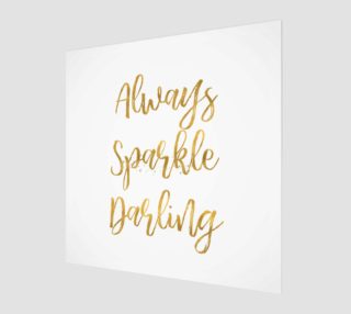 Aperçu de Gold Always Sparkle Darling