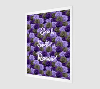 Aperçu de Stop & Smell the Roses Canvas Print - 3:4