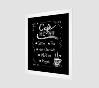 Cafe Menu Canvas Print 16"x20" preview