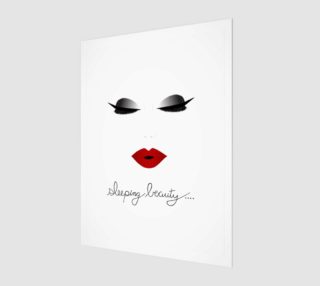 Sleeping Beauty Canvas Print - 3:4 preview