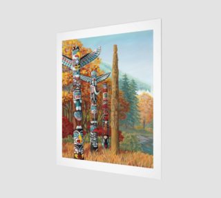 Vancouver Totem Painting Prints preview