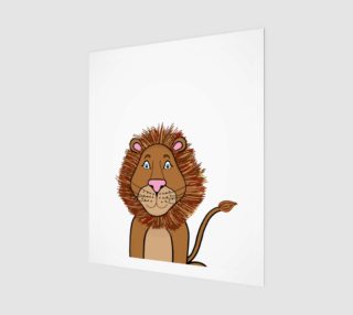 Leo the Lion Canvas Print - 20"x24" preview