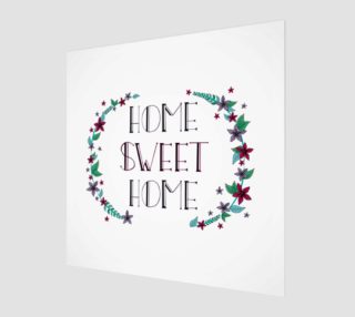 Aperçu de Home Sweet Home Canvas Print
