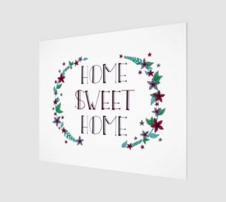 Aperçu de Home Sweet Home Canvas Print - 24"x20"