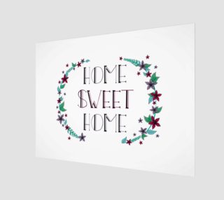Aperçu de Home Sweet Home Canvas Print - 4:3
