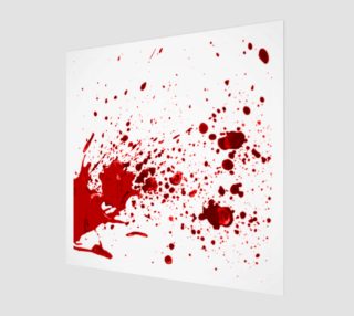 Blood Splatter One Wall Art preview