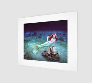 Underwater Mermaid Print preview