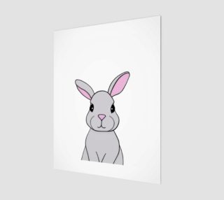 Aperçu de Rosie the Rabbit Print - 11"x14"