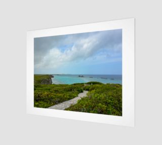 Path to the Secret Beach at Mudjin Harbor on Middle Caicos Wall Art preview