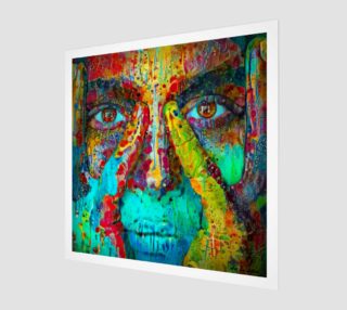 Abstract portrait art preview