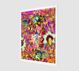 Bohemian Goddess Neon 3:4 Print preview