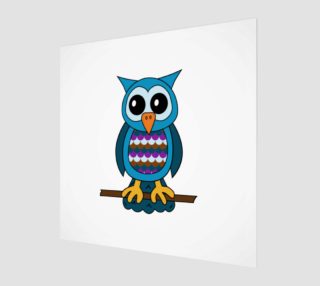 Oliver the Owl Print preview