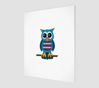 Oliver the Owl 8"x10" Print preview