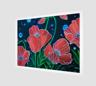 Stylized Poppies Wall Art preview