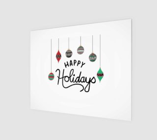 Aperçu de Happy Holidays 10"x8" Print