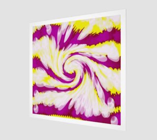 Bright Pink Yellow Swirl Abstract preview