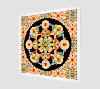 Pastel Carousel Black Circle preview