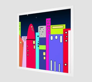 Space City Poster Wall Art 12" x 12" preview