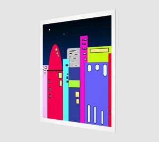 Space City Wall Art 7.5" x 10" preview