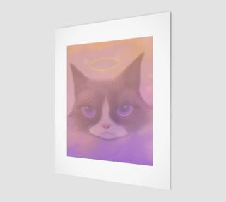 Cosmic Cat Wall Art 8" x 10" preview