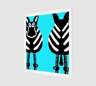 Zebra Both Ends 20" x 24" preview