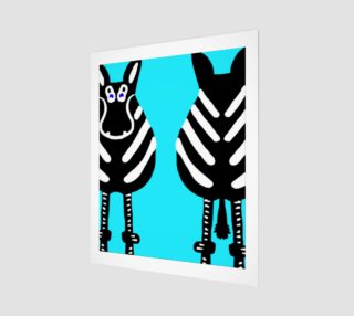 Zebra Both Ends 16" x 20"  preview