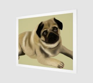 Pug Love Wall Art 24" x 20" preview
